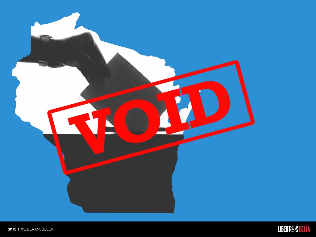 2020 Wisconsin Election Fraud - Wisconsin state outline