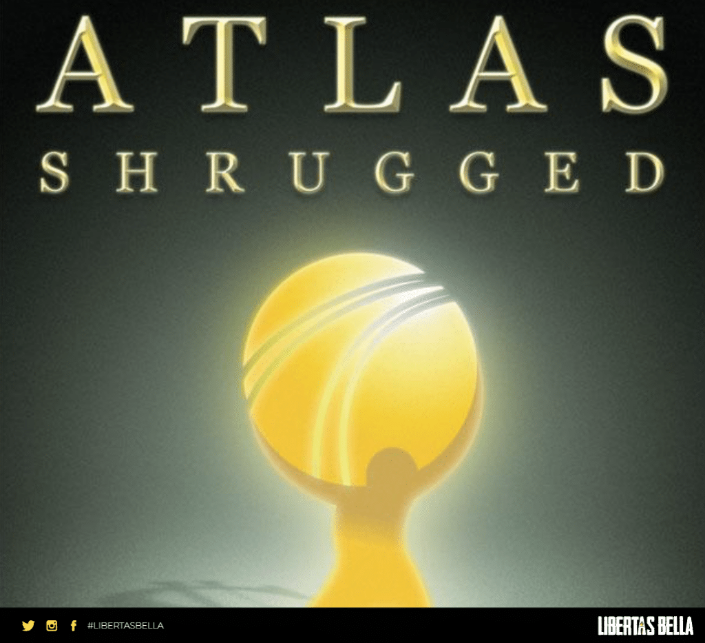 Atlas Shrugged Quotes - front cover of Atlas Shrugged by Ayn rand