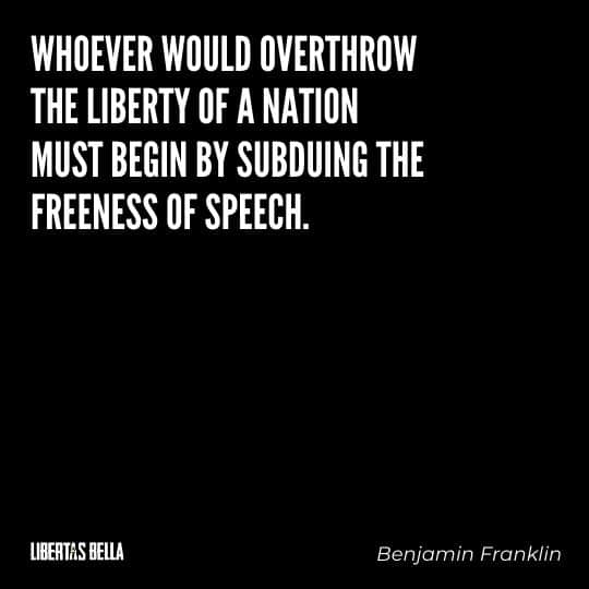 Liberty Quotes - “Whoever would overthrow the liberty of a nation must begin by subduing..."