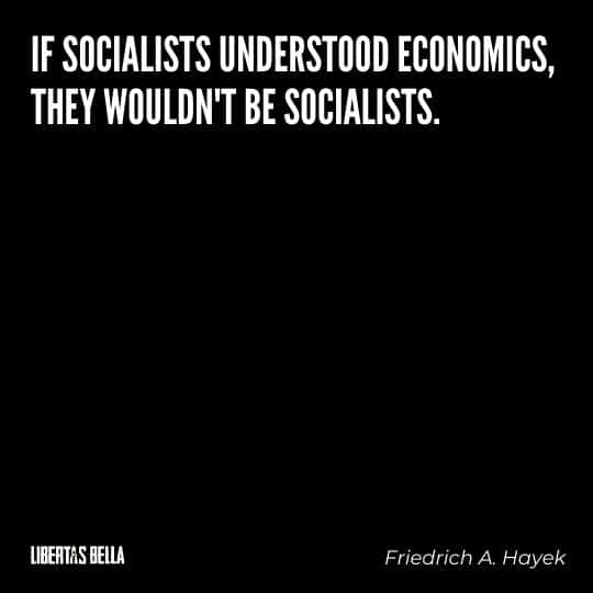 Socialism quotes - "If socialists understood economics, they wouldn't be socialists.