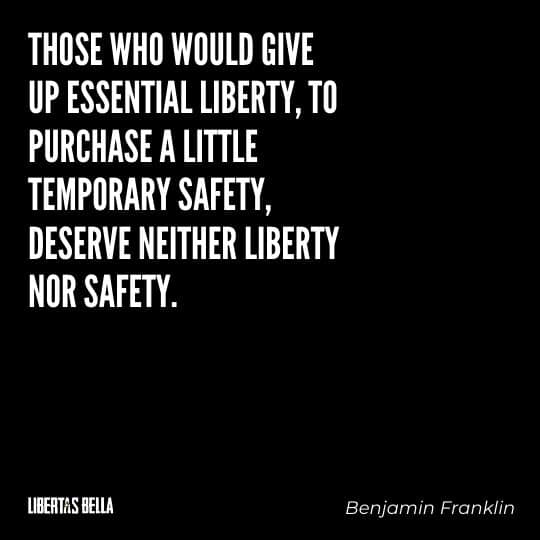 Benjamin Franklin quotes - "Those who would give up essential liberty, to purchase a little temporary safety..."