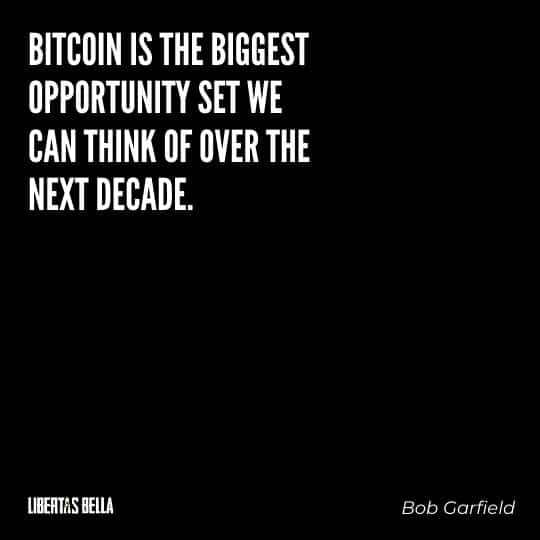 Cryptocurrency Quotes - "Bitcoin is the biggest opportunity set we can think of over the next decade."