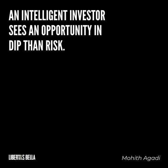 Cryptocurrency Quotes - "An intelligent investor sees an opportunity in dip than risk."