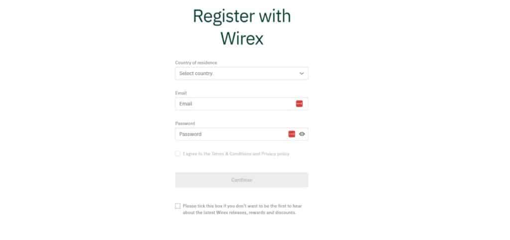 Opening An Account With Wirex