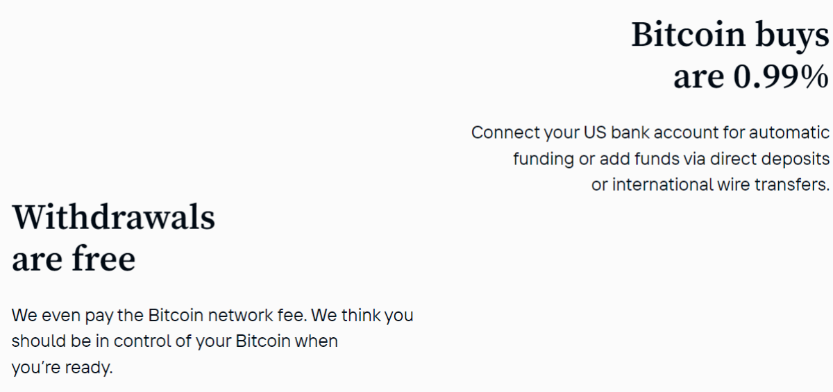 Swan Bitcoin Pricing and Fees